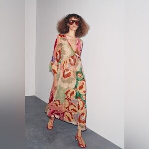 ZARA COLLECTION FLORAL DRES